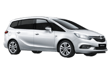 Car Hire Coulsdon - Vauxhall Zafira 5 + 2 - Minibus hire Coulsdon